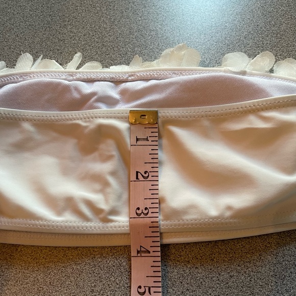 Shein White Strapless Bikini Set Size Medium - Picture 9 of 12